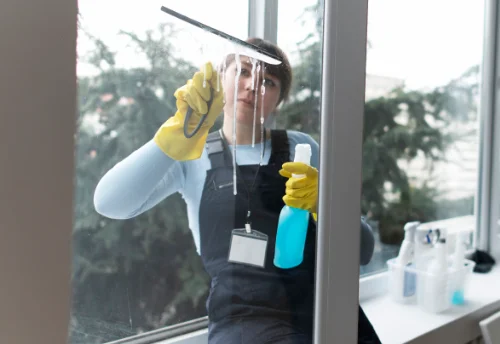 Nettoyage de vitres intérieures et extérieures à Tercillat